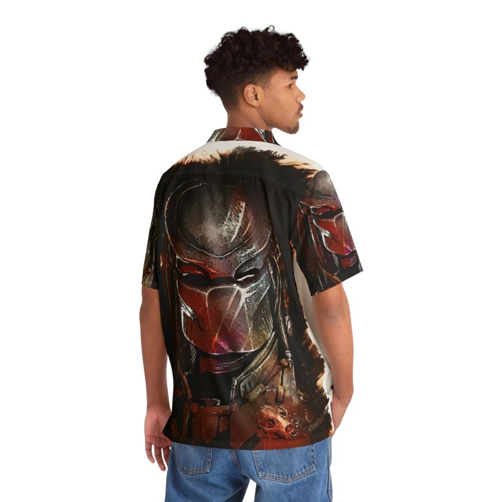 Predator The Hunt Is On Hawaiian Shirt - People Back