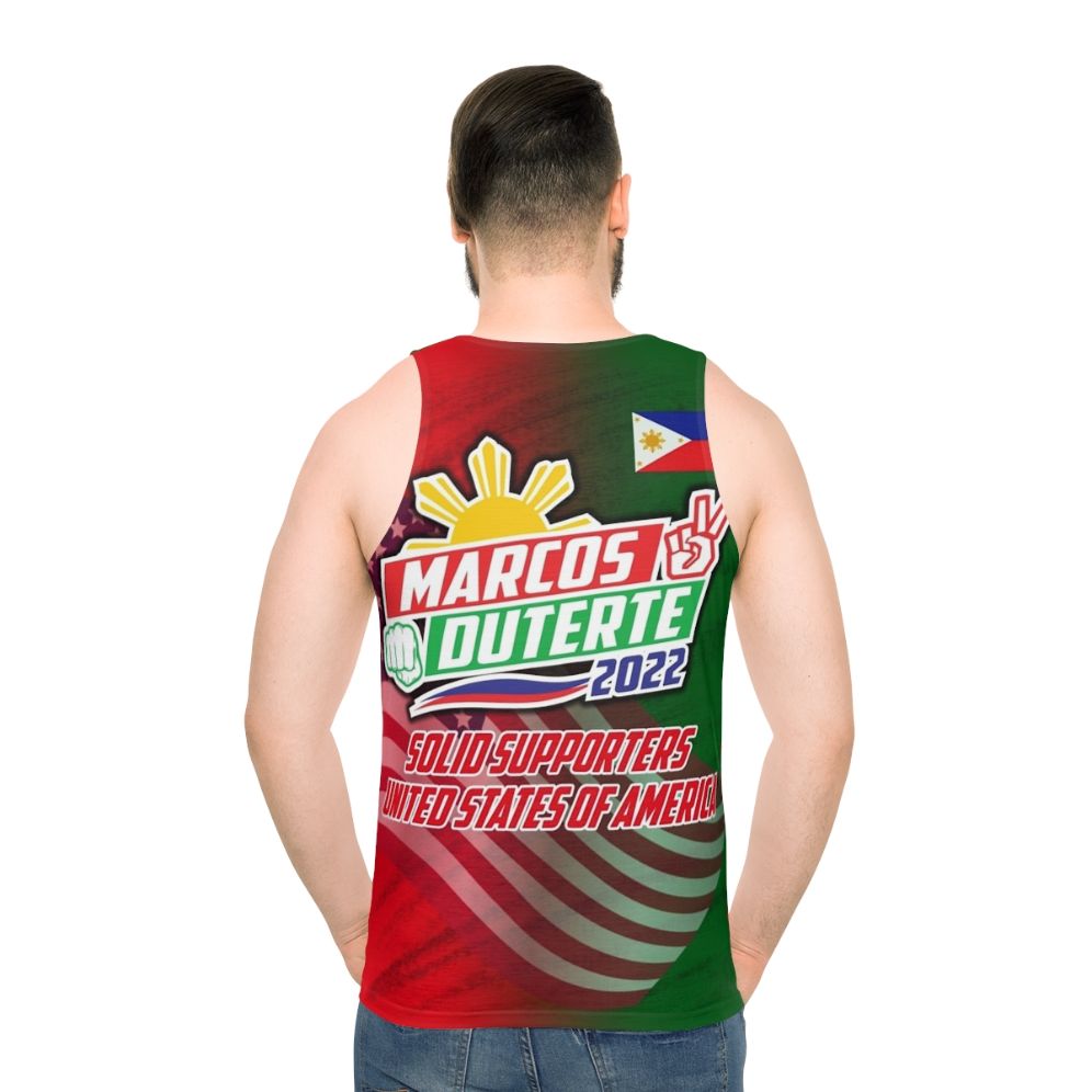 Marcos Duterte 2022 Unisex Tank Top - men back