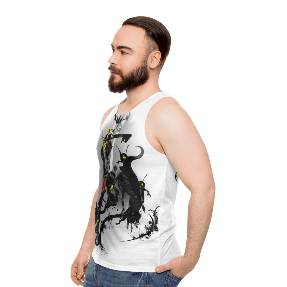 Kingdom Hearts Sora Keyblade Unisex Tank Top - men side