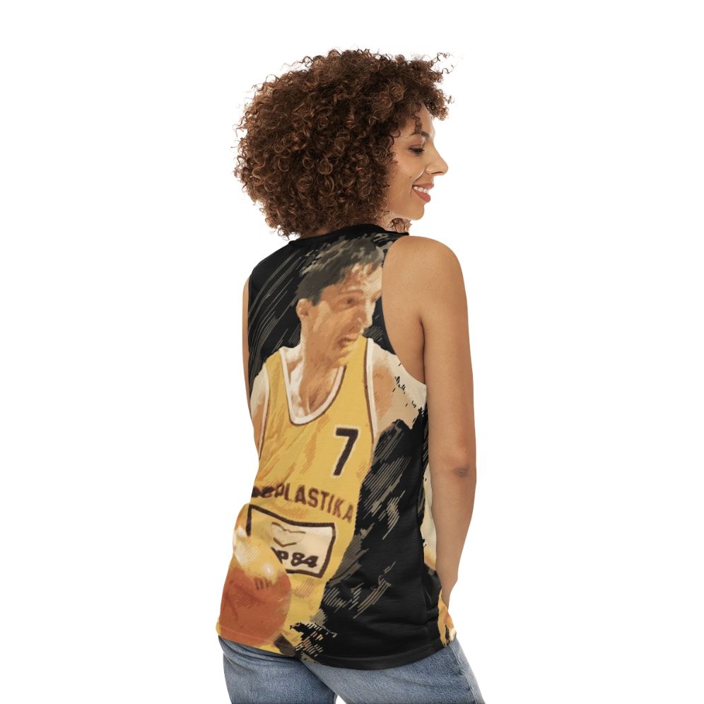 Unisex Basketball Legend Tank Top - women back