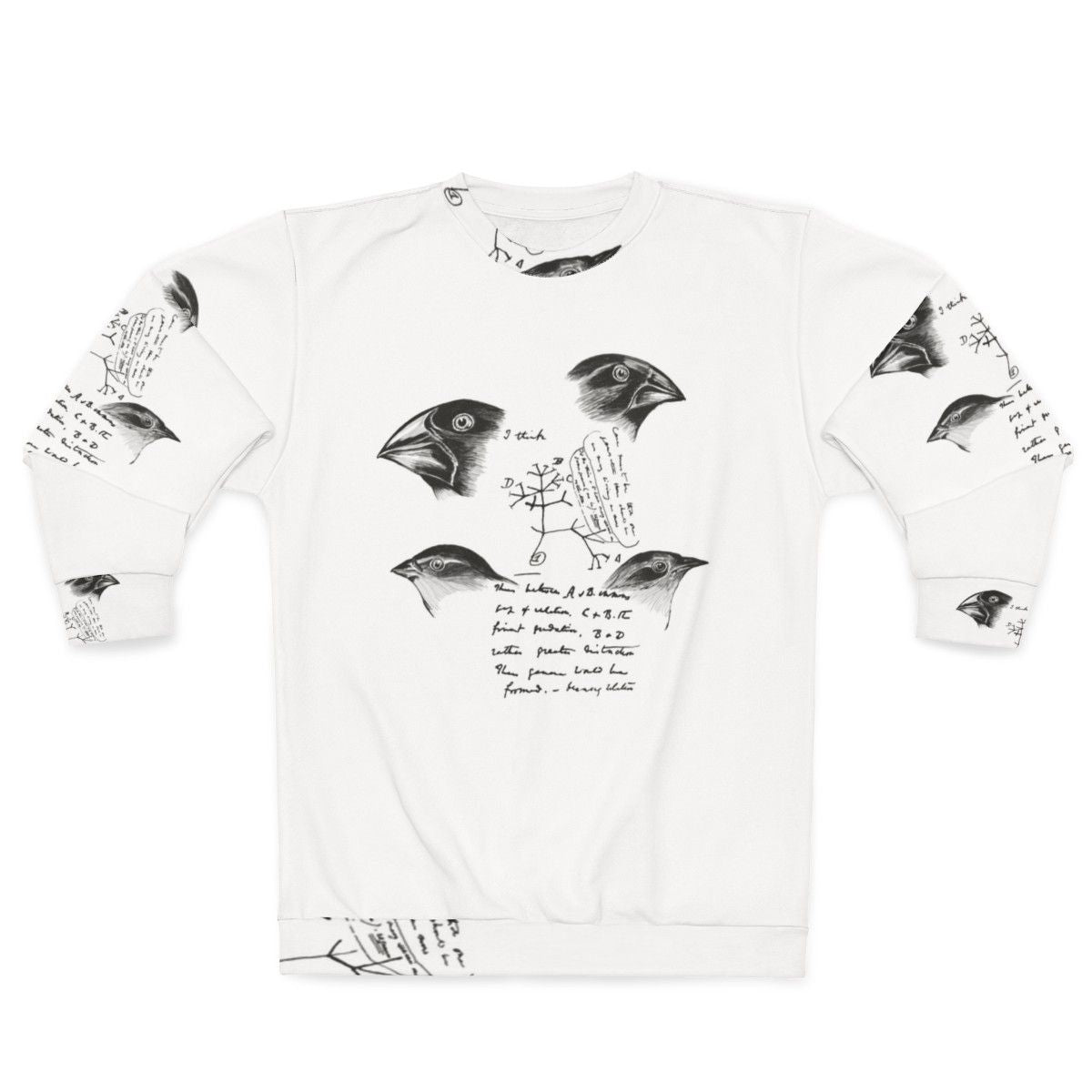 Darwin's Finches Evolution Biology Sweatshirt