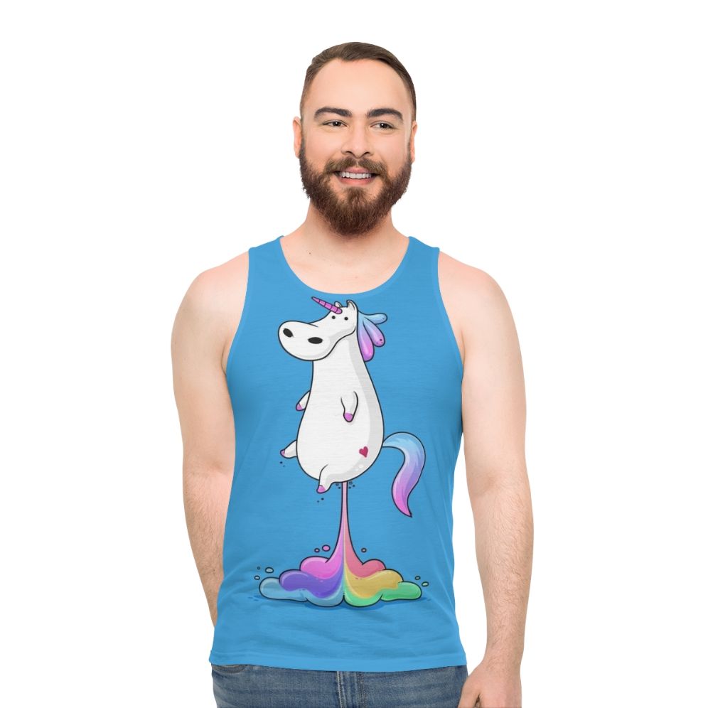 Unicorn Fart Unisex Tank Top - men