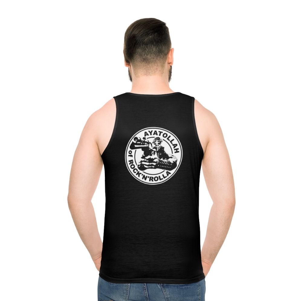 Ayatollah of Rock n Rolla Unisex Punk Rock Tank Top - men back