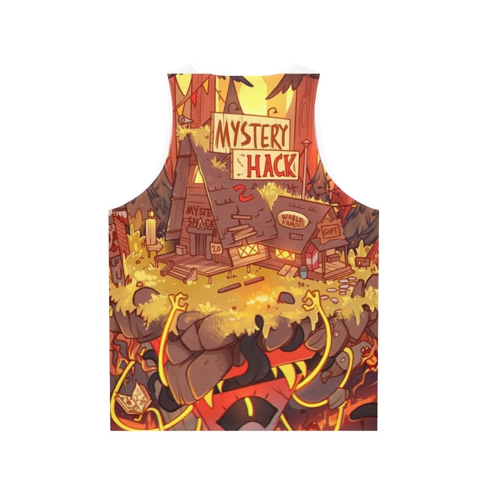 Weirdmageddon Unisex Tank Top Featuring Bill Cipher - Back