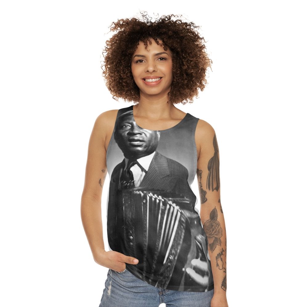 Unisex Leadbelly Blues Music Tank Top - women