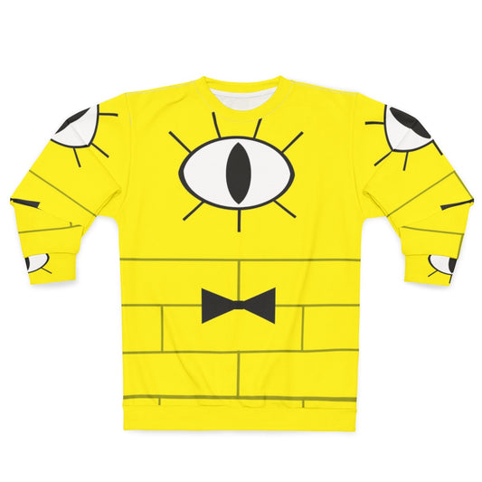 Bill Cipher Graphic Sweatshirt Inspired by Gravity Falls