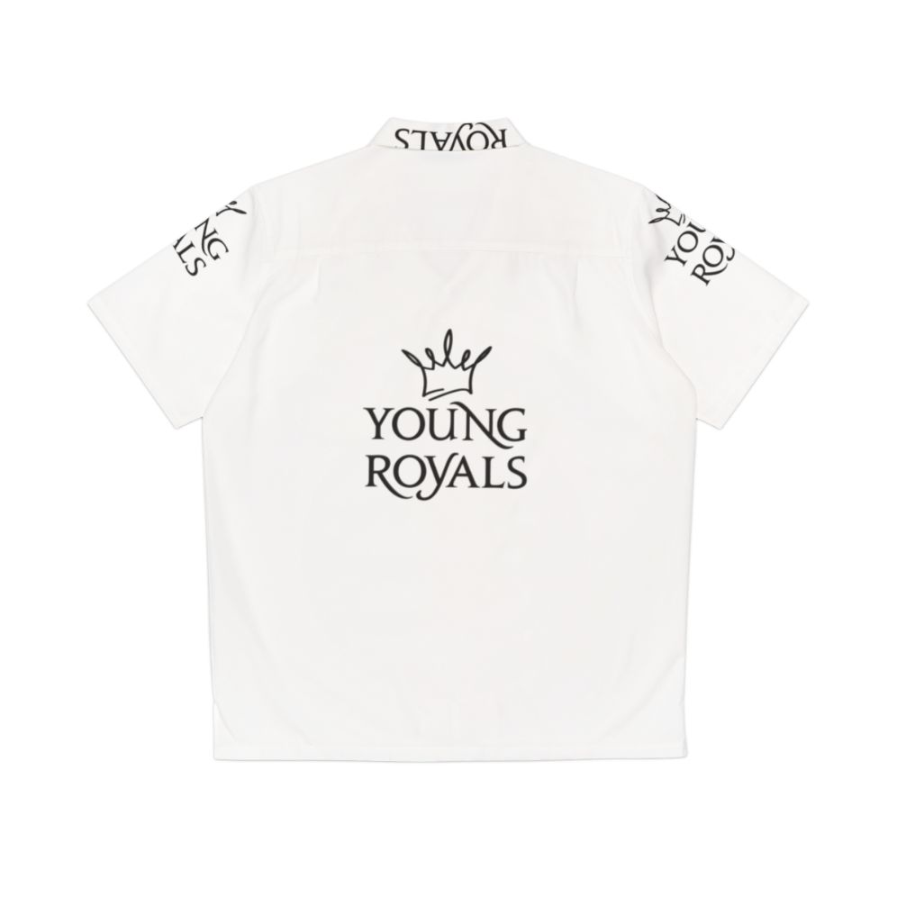 Young Royals Crown Hawaiian Shirt - Back