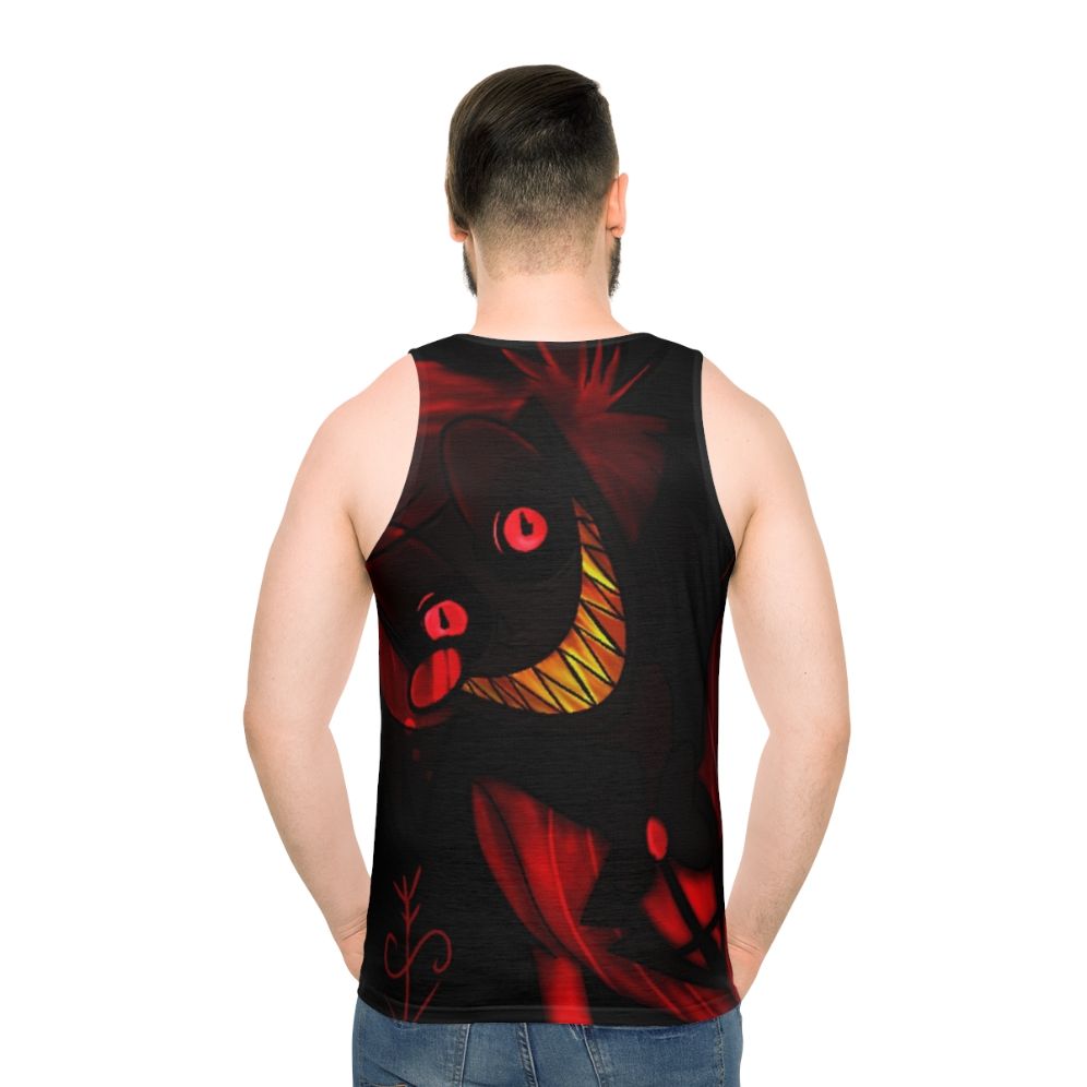 Hazbin Hotel Alastor Radio Demon Unisex Tank Top - men back