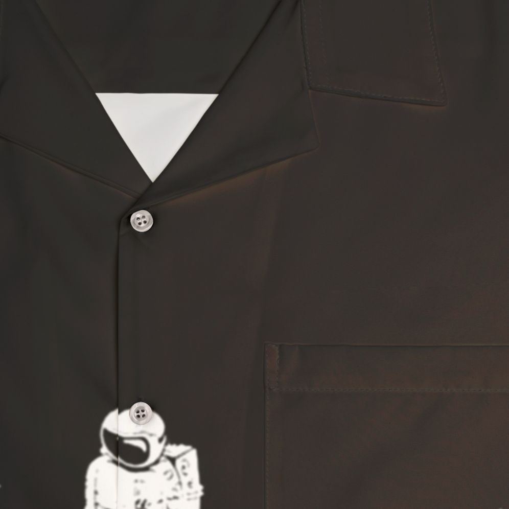 Cosmic vacuum shirt with astronaut and space motif - Detail