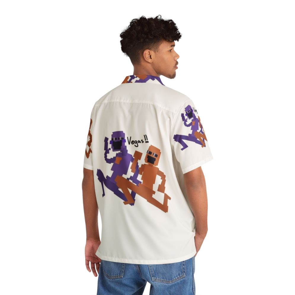 Dave Dsaf Dayshift at Freddy's Hawaiian Shirt - People Back