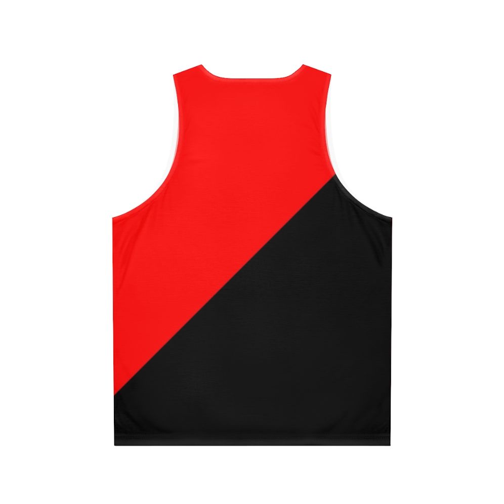 Anarcho-communism revolutionary flag unisex tank top - Back