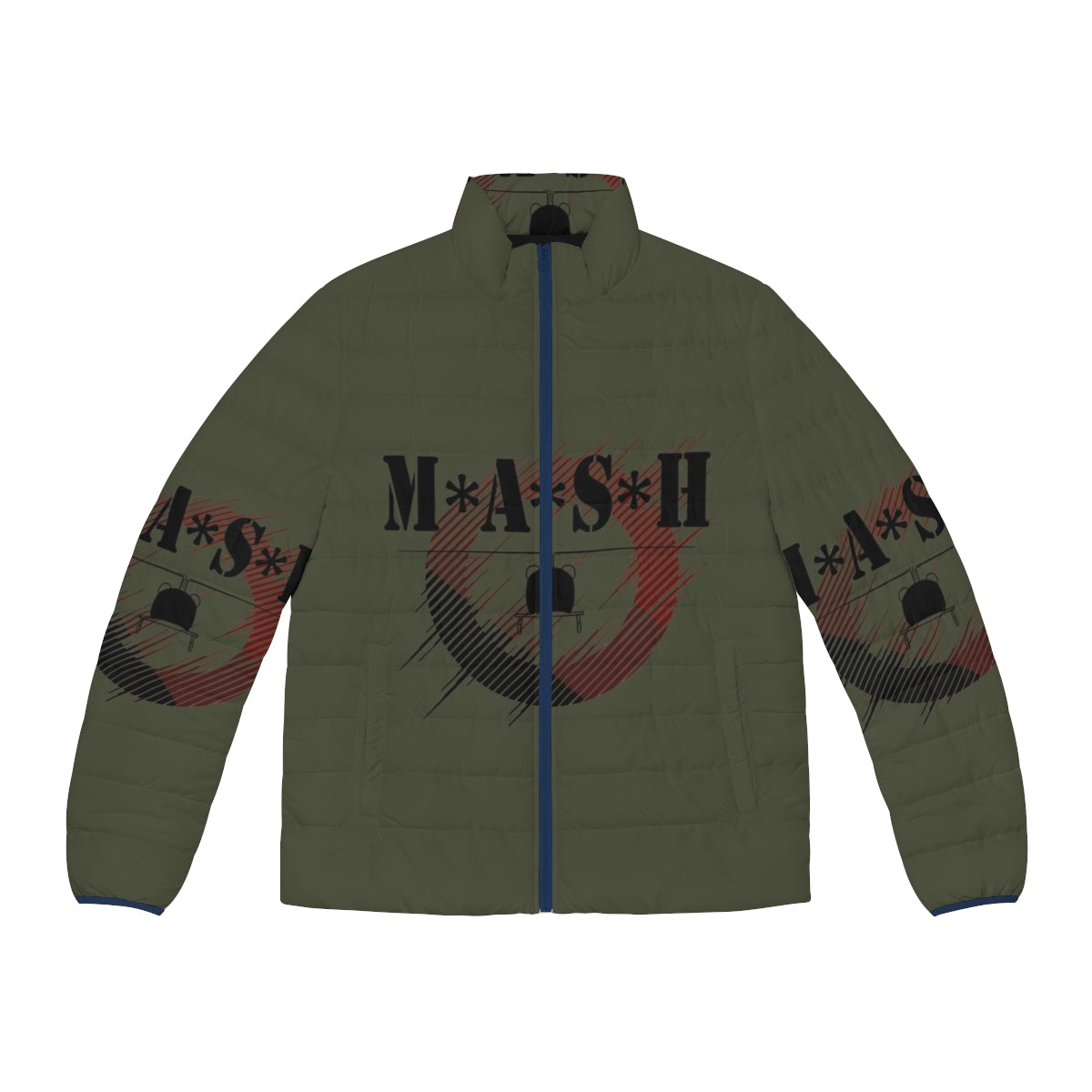 Mash Puffer Jacket with Mash TV Show Inspired Design