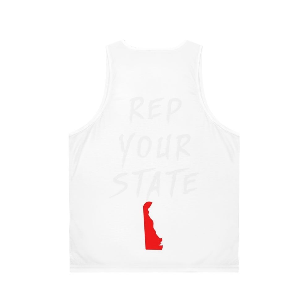 Delaware state pride unisex tank top - Back