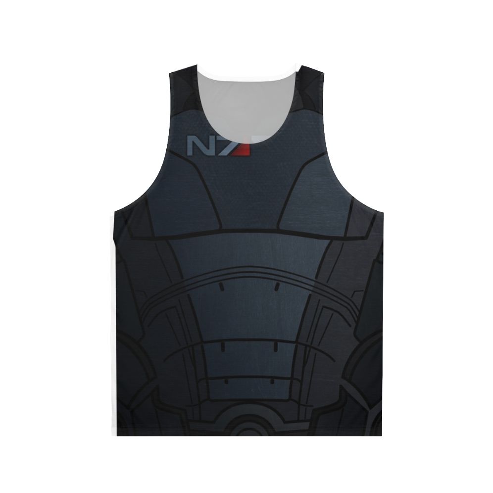 Mass Effect Commander Shepard Unisex Gaming Tank Top