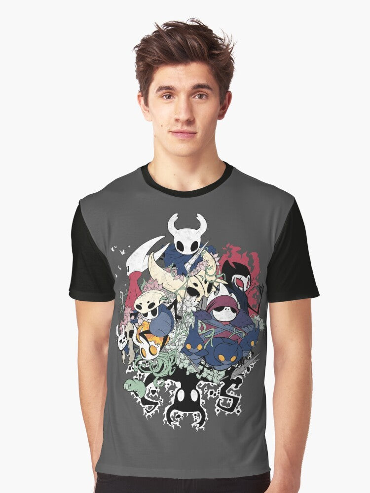 Hollow Knight Hornet and Grimm Graphic T-Shirt - Men