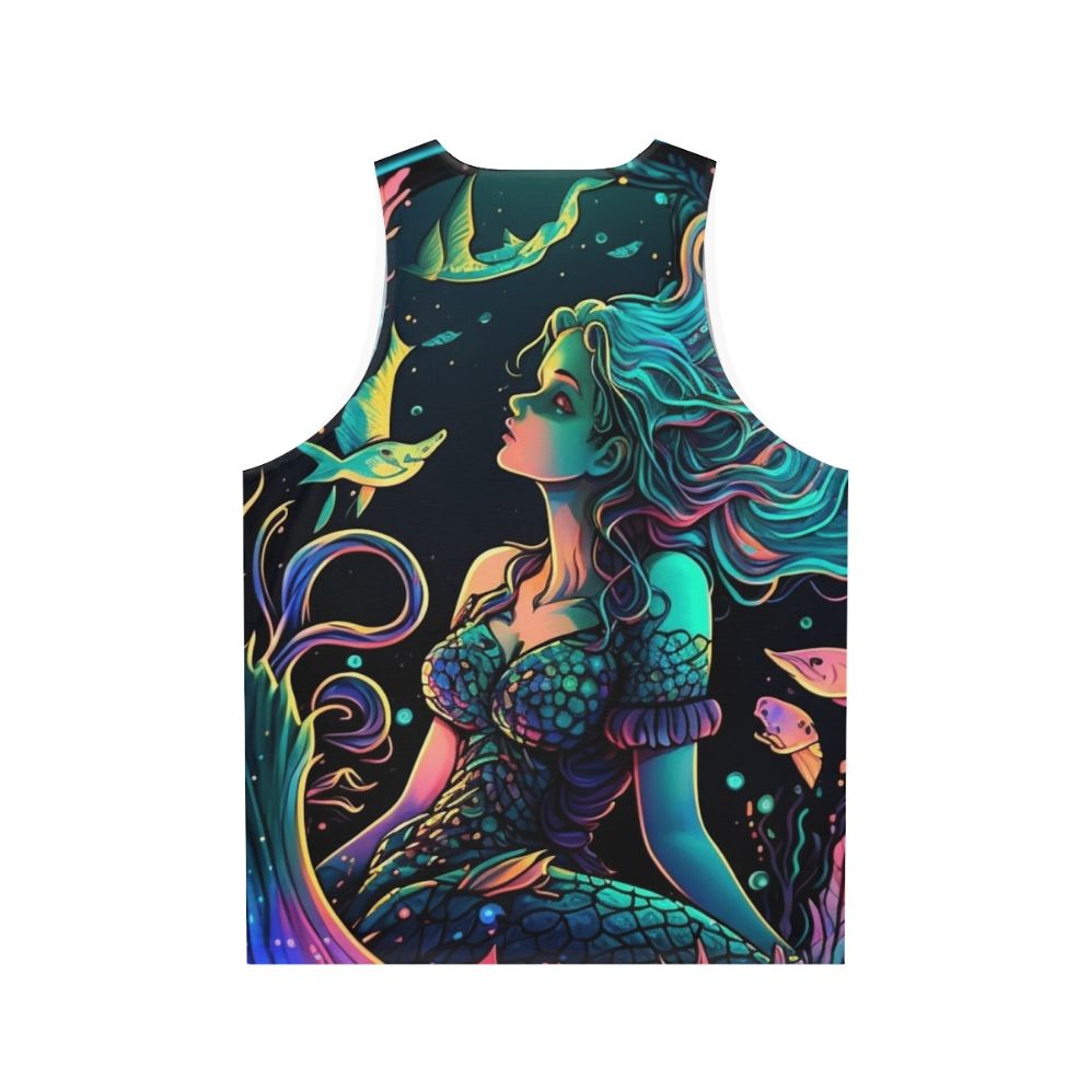 Mythical sea creatures fantasy unisex tank top - Back