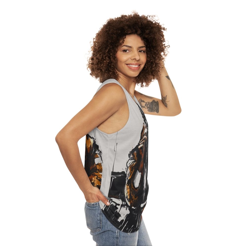 Disco Elysium Ritual Unisex Tank Top - women side