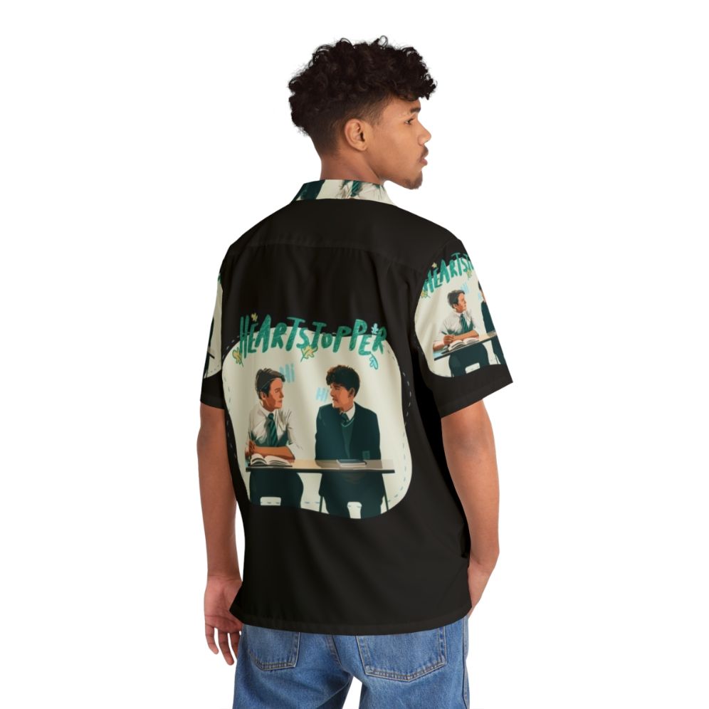 Heartstopper Inspired Hawaiian Shirt with Characters - People Back