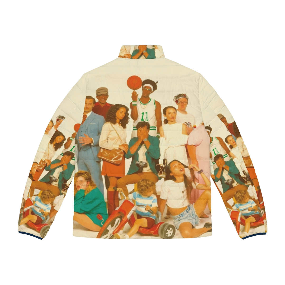 Glass Animals "How To Be A Human Being" Puffer Jacket - Back