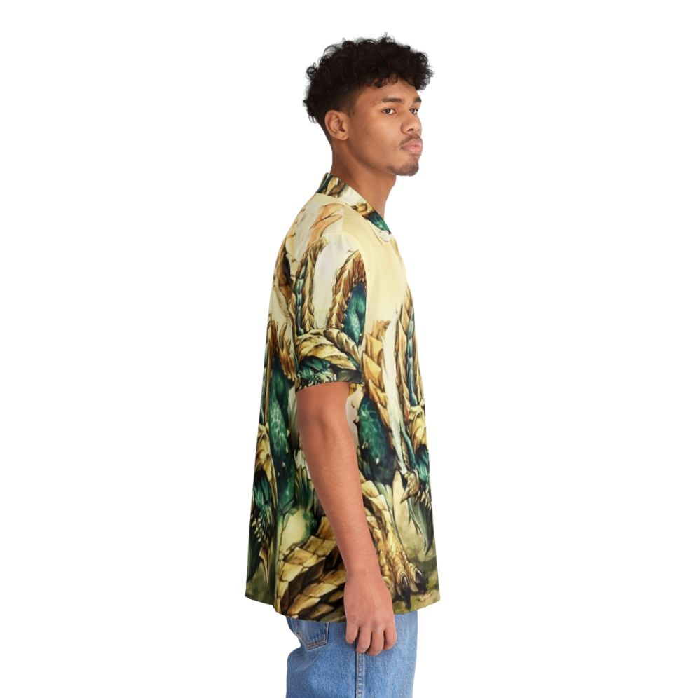 Monster Hunter Zinogre Roaring Thunder Hawaiian Shirt - People Pight