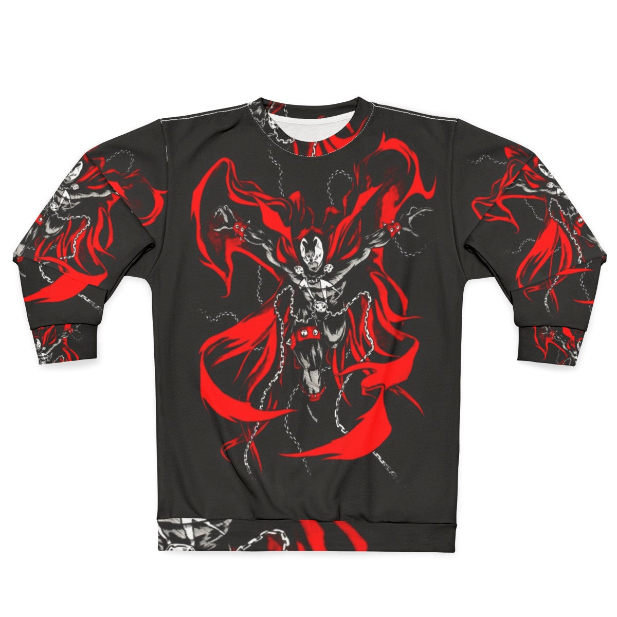 Hellspawn comics-inspired superhero sweatshirt