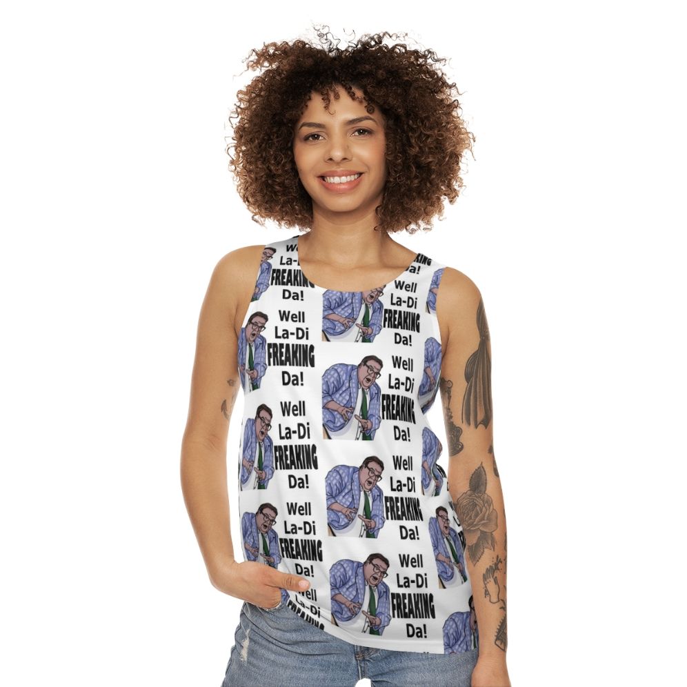 Matt Foley "Van Down by the River" Unisex Tank Top - women