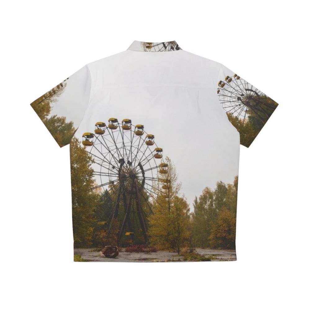 Chernobyl Pripyat Ferris Wheel Hawaiian Shirt - Back