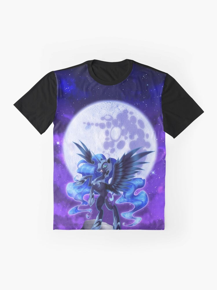 Nightmare Moon Princess Luna My Little Pony Graphic T-Shirt - Flat lay