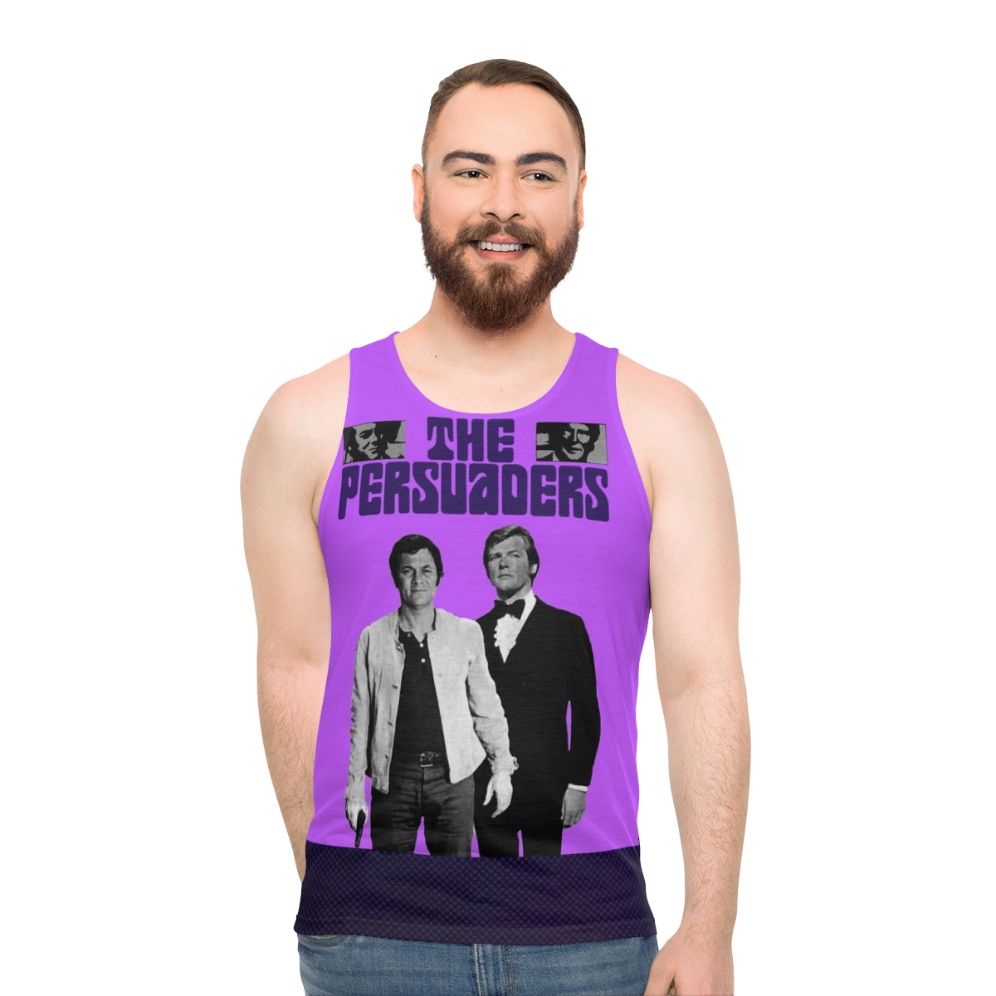 Persuasive unisex tank top with The Persuaders 2 graphic - men