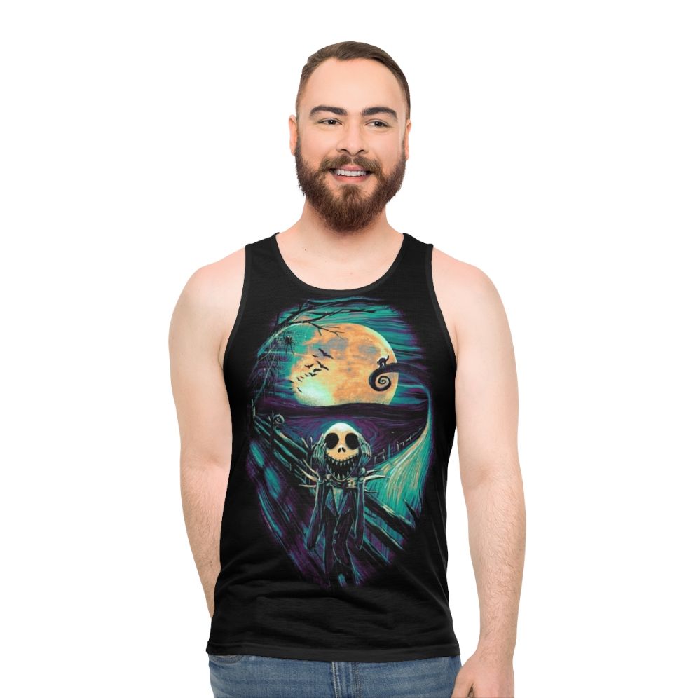 The Scream Before Christmas Unisex Halloween Tank Top - men