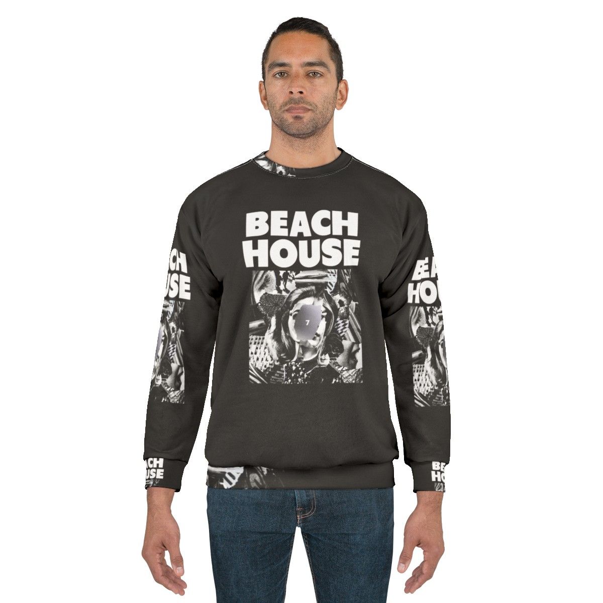 Coastal-inspired beach house sweatshirt - men