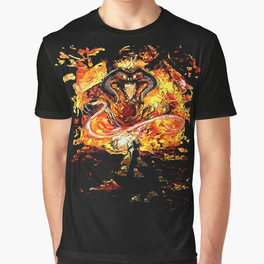 "Lord of the Rings" graphic t-shirt featuring a quote about Van Gogh never passing