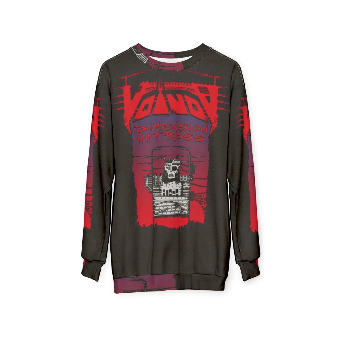 Dimension Hatross Voivod Heavy Metal Graphic Sweatshirt - hanging