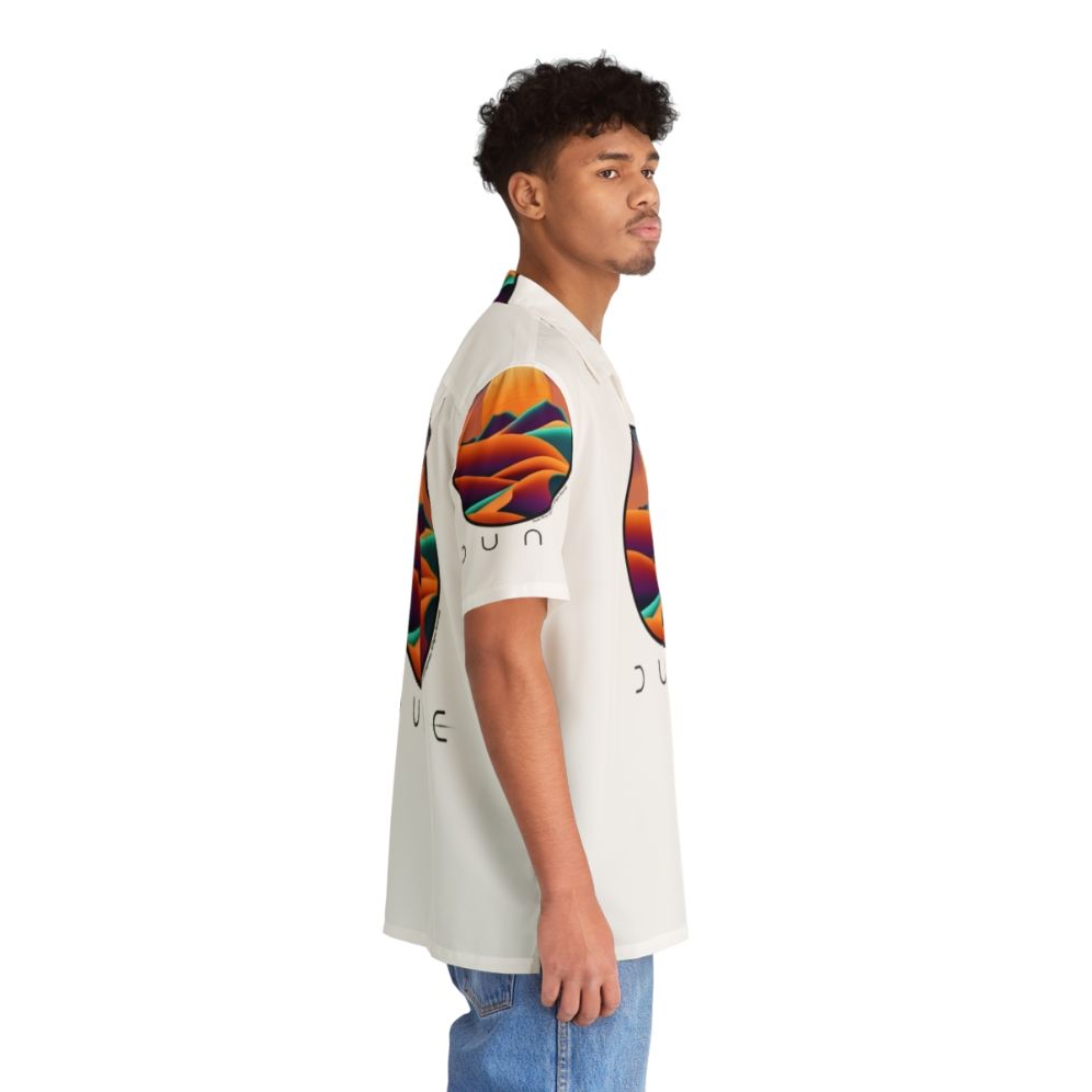 Dune landscape Hawaiian shirt featuring a desert scene - People Pight