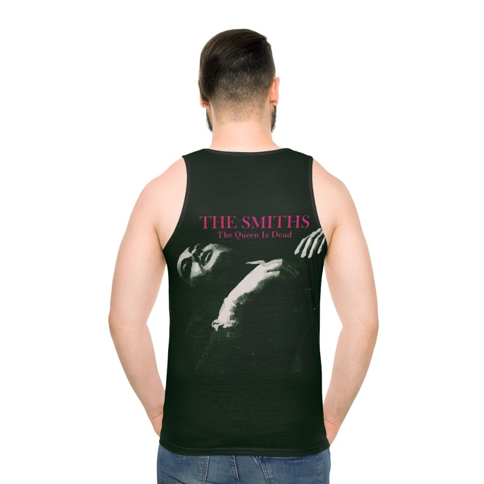 The Queen Is Dead Graphic Unisex Tank Top - men back