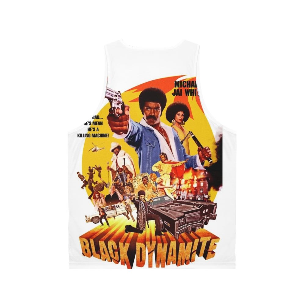 Black Dynamite Unisex Tank Top - Back