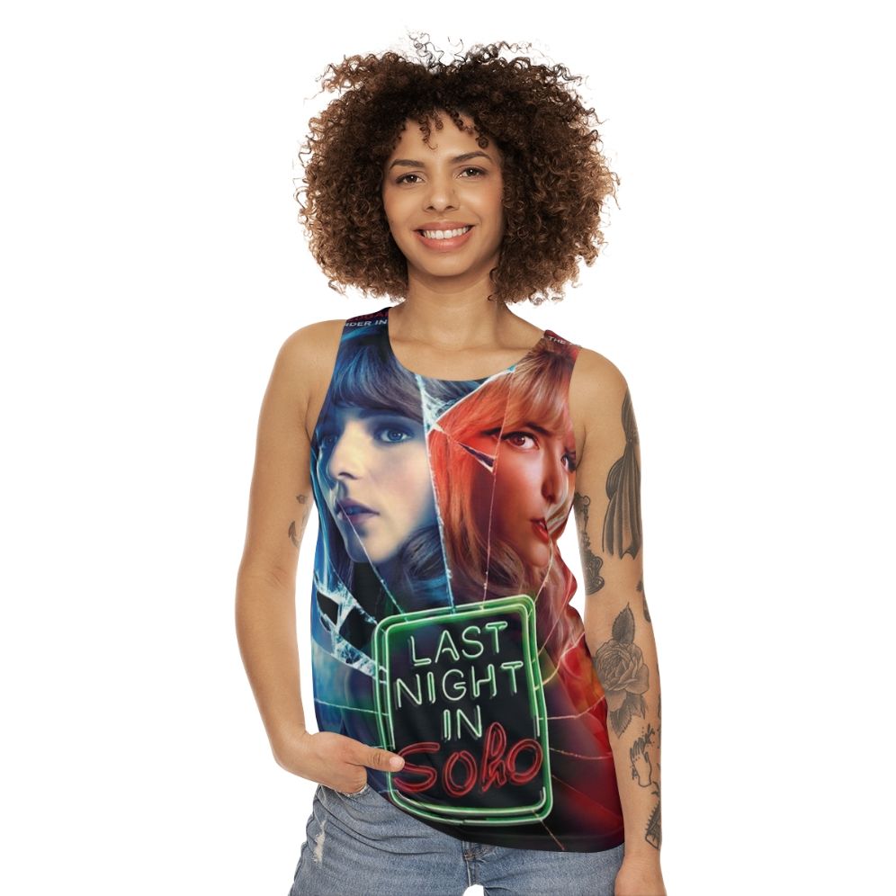 Last Night in Soho Unisex Horror Thriller Tank Top - women