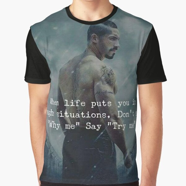 Yuri Boyka Graphic T-Shirt featuring the iconic actor Scott Adkins