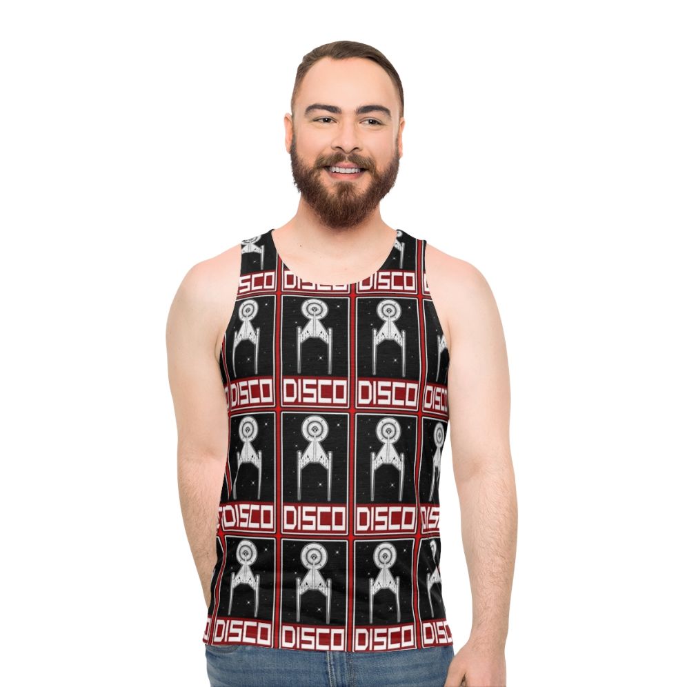 Disco Retro Unisex Tank Top - men