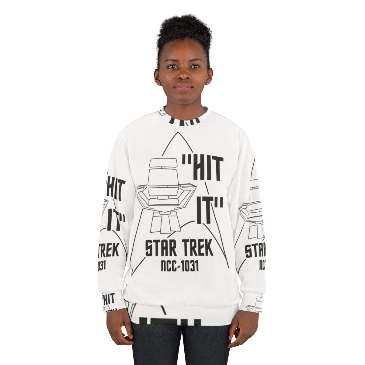 Star Trek Discovery Captain Christopher Pike Sweatshirt - women