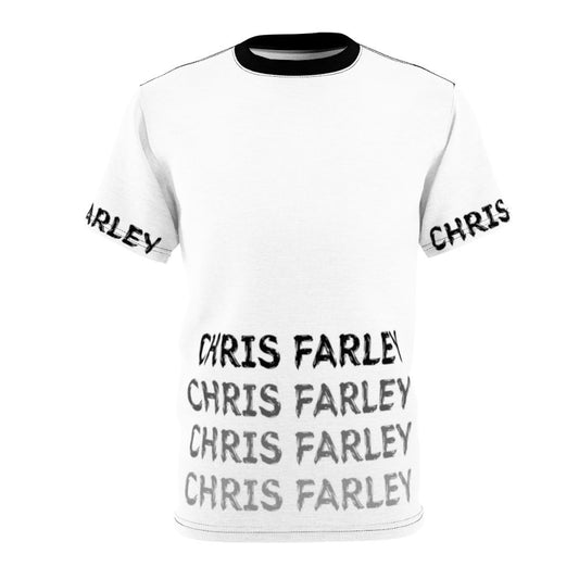 T-shirt featuring comedian Chris Farley as his famous motivational speaker character Matt Foley