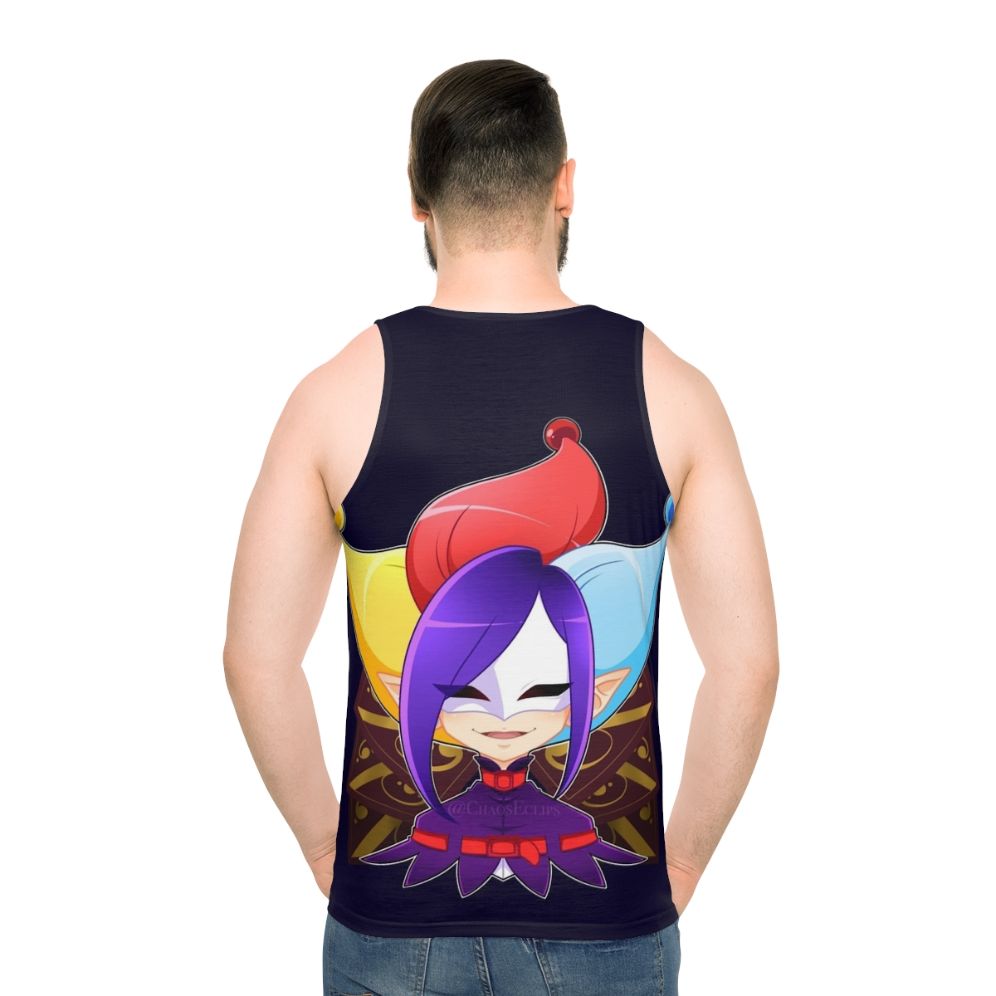 Joker Rascal Magical Girl Anime Unisex Tank Top - men back