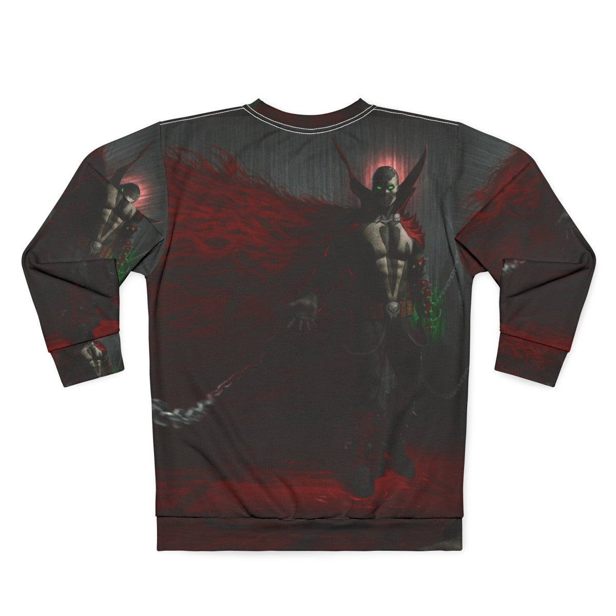 Spawn Sweatshirt 2 - Mortal Kombat Inspired Comic Book Apparel - Back