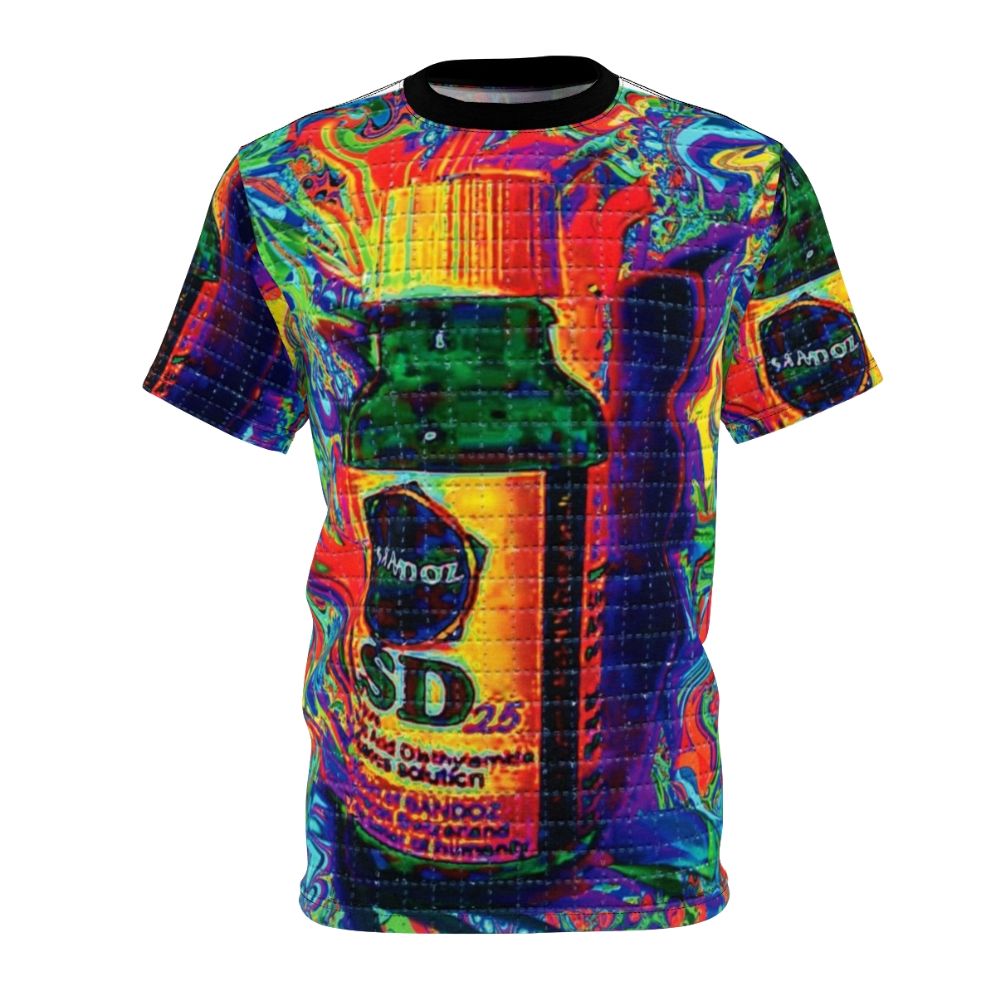 Psychedelic blotter art design t-shirt for tripping and altered states