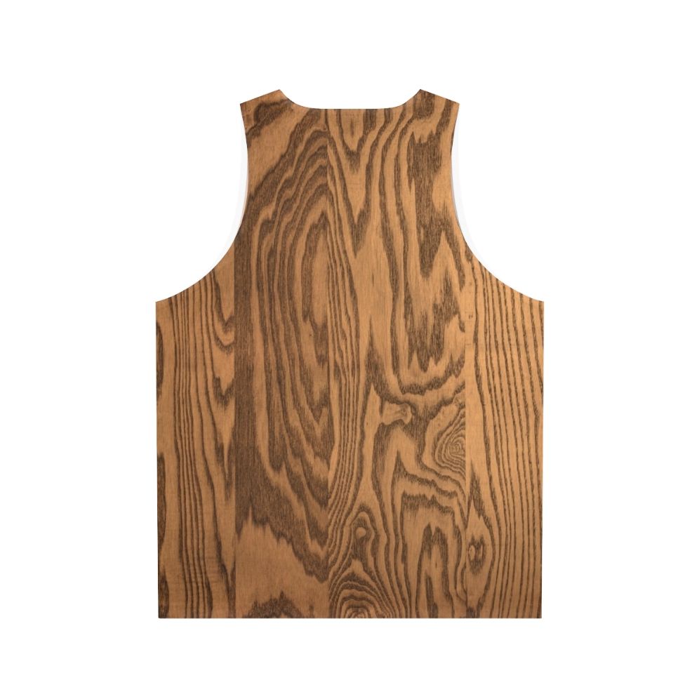 Wood Grain Unisex Tank Top - Back