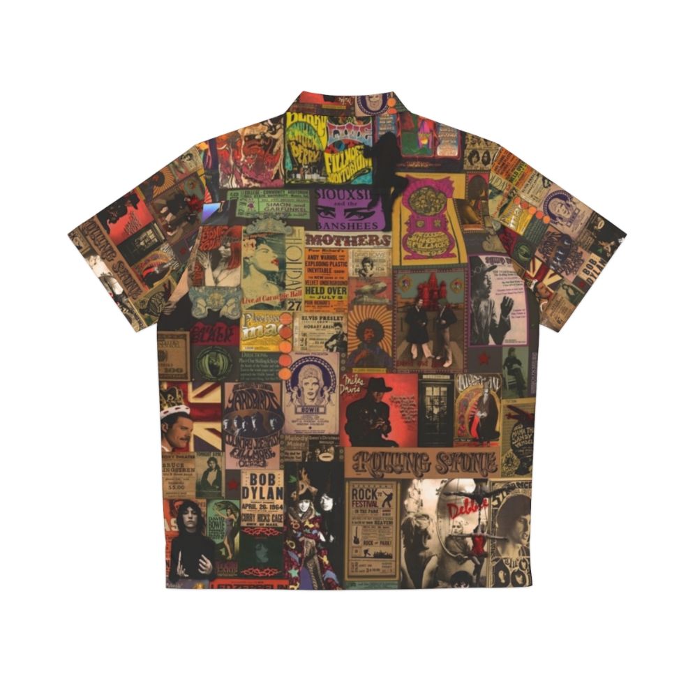 Retro rock n roll hawaiian shirt - Back