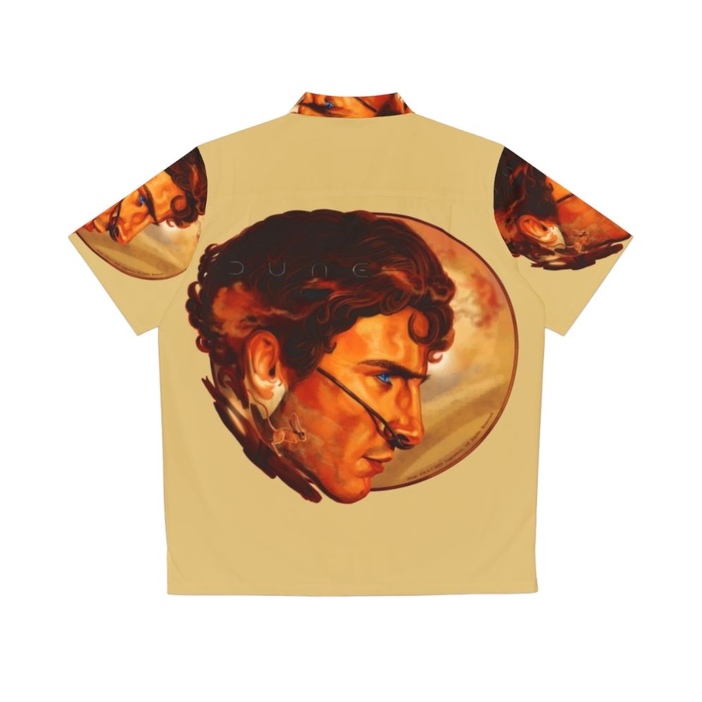 Dune Paul Atreides Hawaiian Shirt featuring digital painting artwork - Back