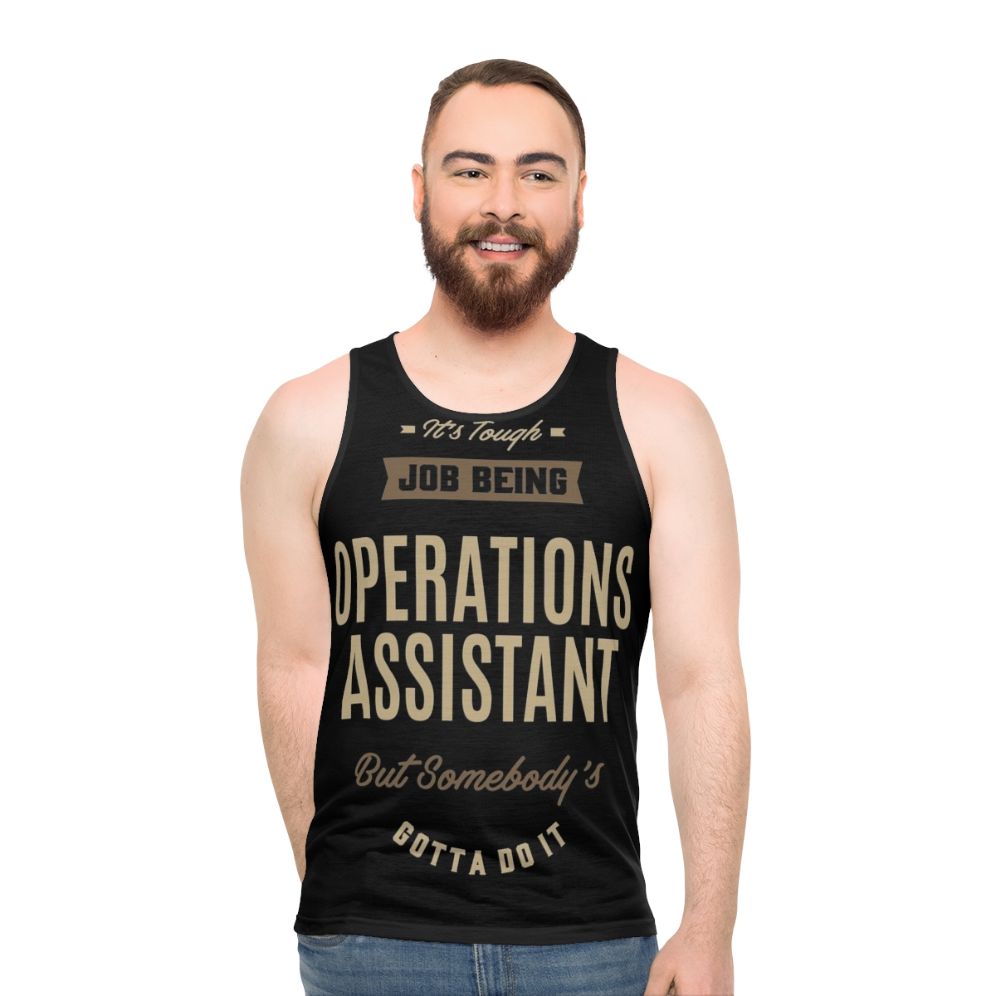 Operations Assistant Unisex Tank Top - men