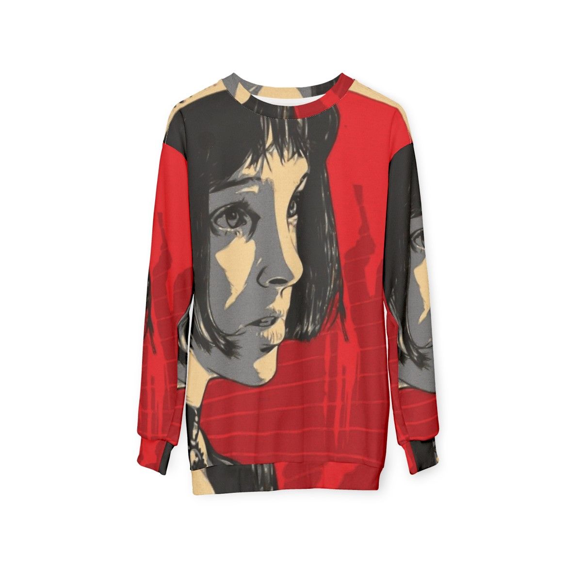 Vintage "The Professional" Mathilda Movie Poster Sweatshirt - hanging