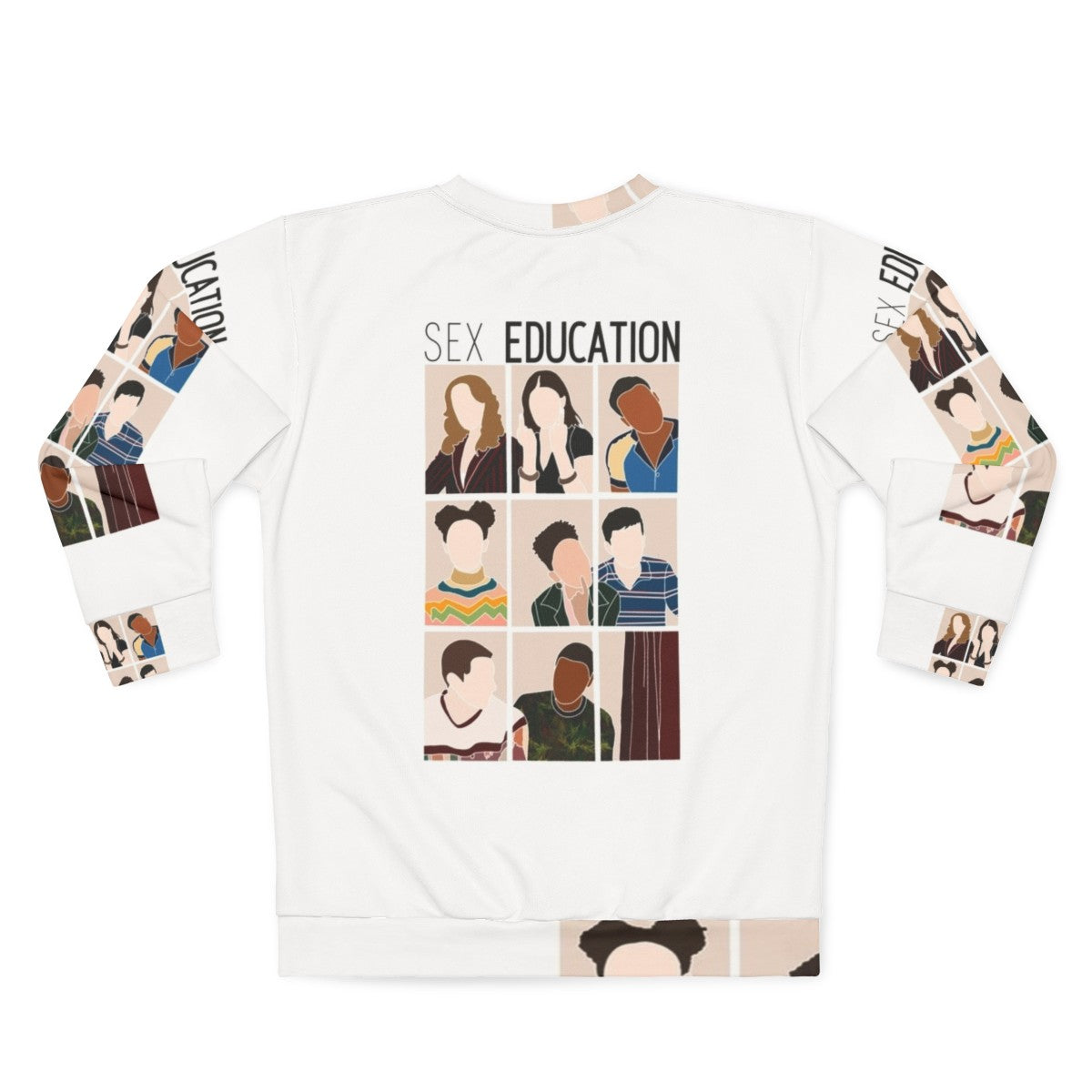 Sex Education Cast Sweatshirt featuring Maeve Wiley - Back